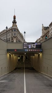 Rampa acceso/salida a aparcamiento